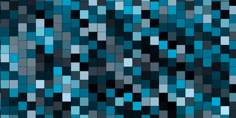 Mosaic vector background. Random pattern design Texture of geometric shapes, smooth squares. Digital network, cells. Building