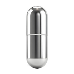 Medical Capsule Isolated on White Background for Health Care Concepts