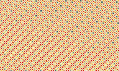 Obraz premium Colorful Geometric Batik Pattern with Symmetrical Motifs
