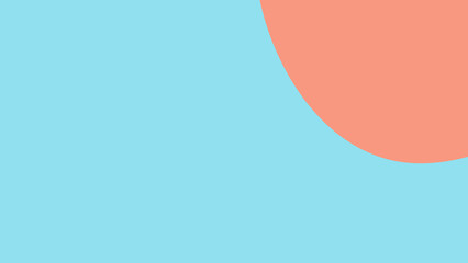 A minimalist abstract background with soft pastel blue and peach shapes creating a modern and clean visual design.