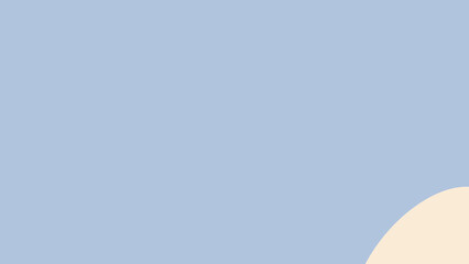 A gentle, abstract representation of a pale yellow organic shape against a serene light blue background, evoking calm and simplicity.