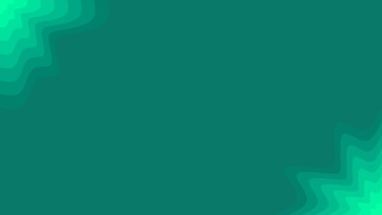 A captivating abstract background showcases a rich teal hue accented by dynamic, layered wavy patterns in the corners, offering a modern and versatile design.