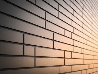 Modern Brick Wall Texture in Soft Light
