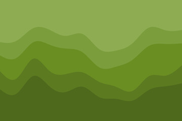An abstract and organic design features undulating layers of various green shades, creating a serene and natural gradient background.