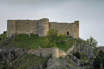 Medieval castle of Aguilar de Campoo in Palencia, Castilla y Leon, Spain © Agustin
