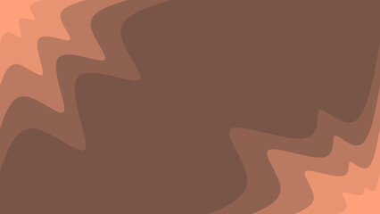 An abstract background featuring smooth, wavy layers in warm brown and peach tones, creating a tranquil and modern aesthetic for various design projects.