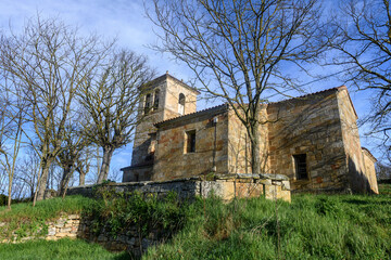 Church of San Juan Bautista in Olleros de Paredes Rubias, Palencia, Spain