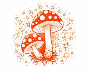 fly agaric mushroom