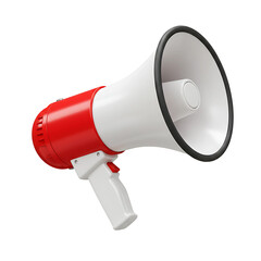 Red and White Megaphone