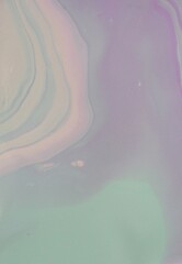 Creative marble abstract hand painted background, violet and purple texture. Royal purple marble background with rich violet and green veining, luxurious elegance. Original artwork photo of marble ink