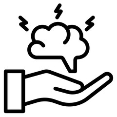 Brainstroming icon vector illustration