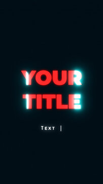 Upload Bar Pixels Scan Title Animation Vertical &ndash; Digital Progress Loading Text Reveal with Futuristic Pixel Effect