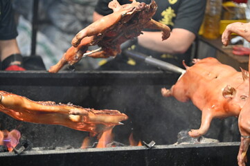 Kuching, Malaysia - August 8, 2025: The Kuching Festival Food Street Fair