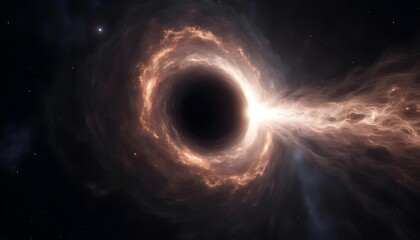 Black hole emitting powerful gamma ray burst with cosmic light beams and high energy particles