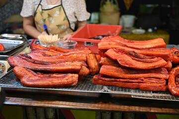 Kuching, Malaysia - August 8, 2025: The Kuching Festival Food Street Fair