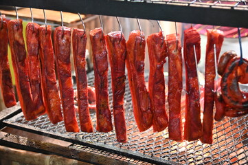 Kuching, Malaysia - August 8, 2025: The Kuching Festival Food Street Fair