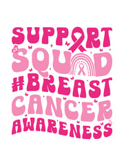 Fototapeta premium Breast Cancer Awareness T-shirt Design