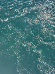 Rippled Surface of Turquoise Ocean Water