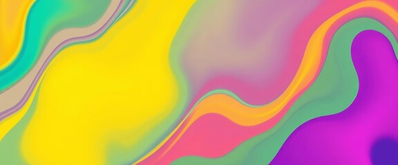 Obraz premium Abstract watercolor fluid gradient shapes in trendy color flow design, fluid, blot