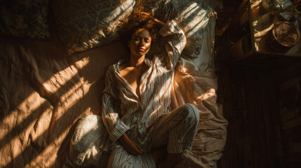 Morning Routine with Natural Light and Warm Tones