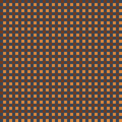 Geometric Grid Pattern in Brown and Teal
