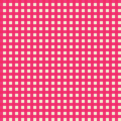 Pink and Cream Gingham Pattern Background