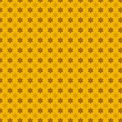 Golden Star Pattern Background