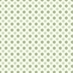 Star Pattern in Pale Green and Beige