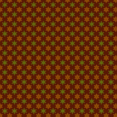 Geometric Star Pattern in Earthy Tones