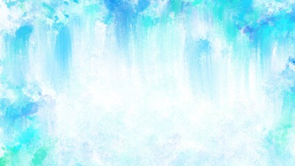 Obraz premium Aqua Blue Watercolor Burst Texture.