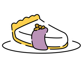 かわいいケーキのイラスト