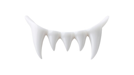 Sharp white monster teeth for a scary Halloween costume