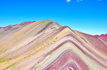 mountain landscape with blue sky