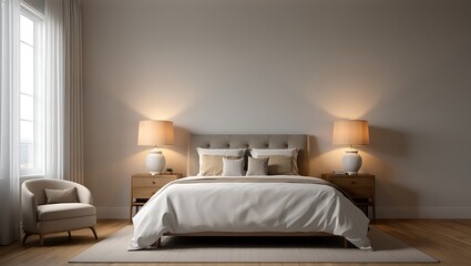 bedroom with bed