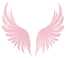 Obraz premium PNG Pink wing logo