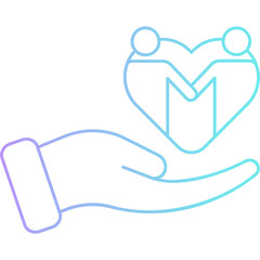 Gradient Sympathy Icon