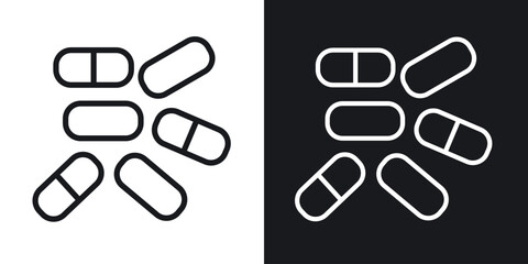 Yeast icon. Thin Linear Style Designs for web design and infographics