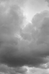 gray background, photo texture of gray sky and clouds