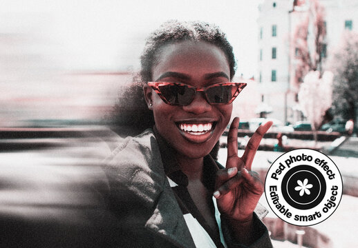 Dynamic Motion Blur Photo Effect for Urban Portraits