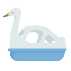 スワンボートのイラスト