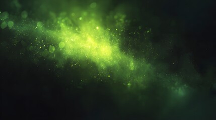 Vivid green abstract background with light effects.