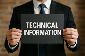TECHNICAL INFORMATION. Technical professional manual. Technical Information Documentation Template Concepts.