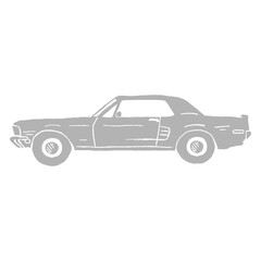 Retro car Icon shadow_2