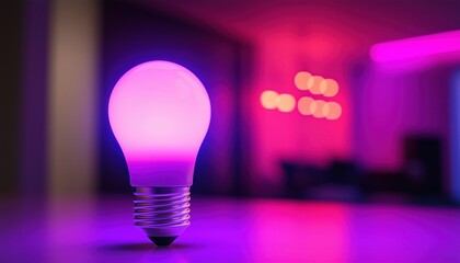 Enhance Your Home Ambiance With A Vibrant And Full-Featured Smart Led Light Bulb Offering Various Lighting Options.