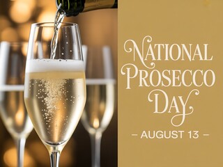 Celebrate national prosecco day on august 13th with a toast of bubbly sparkling wine