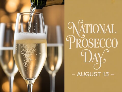 Celebrate national prosecco day on august 13th with a toast of bubbly sparkling wine