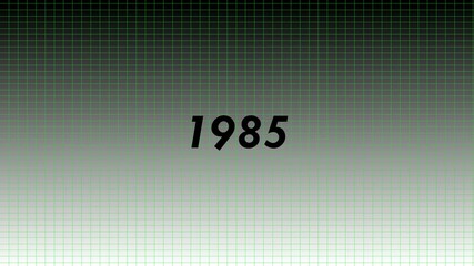 Name 1984 and 1985 Stylish text animation From the blur effect.1984 and 1985 number text animation with abstract year animation.Concept of counting years.
