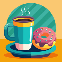 cup of coffee with milk