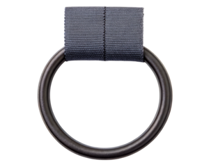 Heavy-duty gymnastic ring for functional fitness workouts on a transparent background