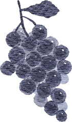 Watercolor illustration of fresh fruits on isolated background